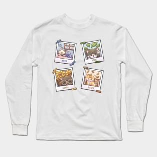 Cats and Polaroids Long Sleeve T-Shirt